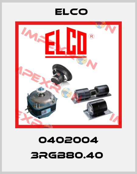 0402004 3RGB80.40  Elco