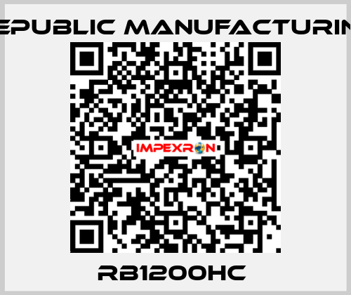 RB1200HC  Republic Manufacturing
