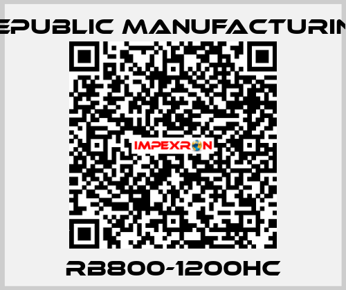 RB800-1200HC Republic Manufacturing