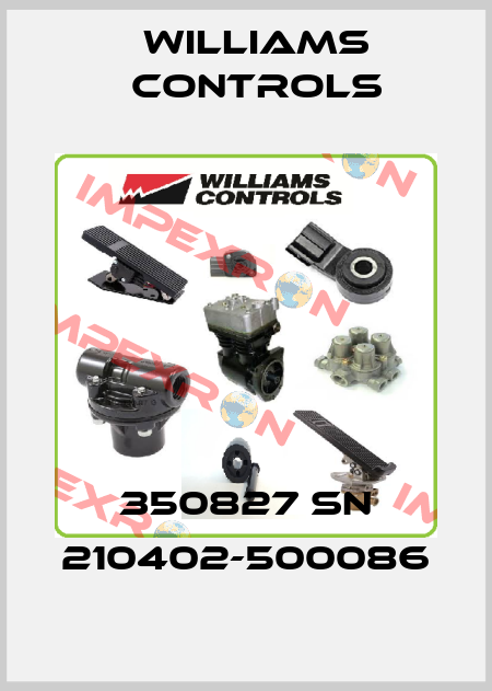 350827 SN 210402-500086 Williams Controls