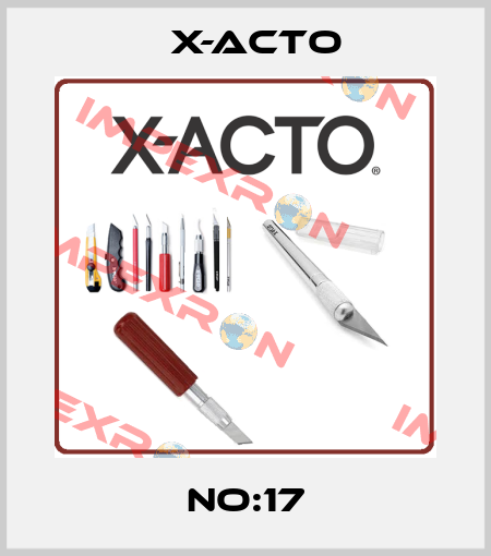 No:17 X-acto