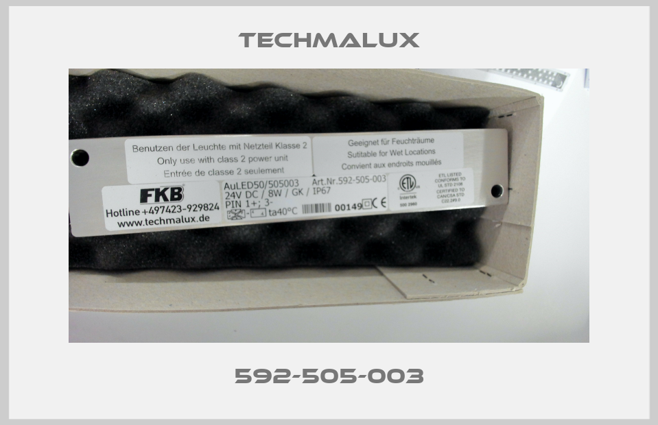 592-505-003 Techmalux