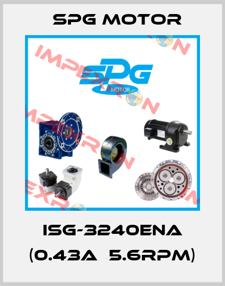 ISG-3240ENA (0.43A  5.6RPM) Spg Motor