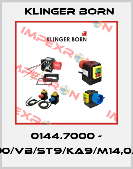 0144.7000 - K700/VB/ST9/KA9/M14,0A/P Klinger Born