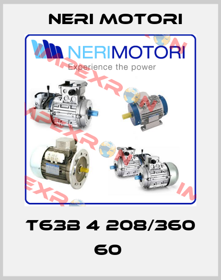 T63B 4 208/360 60  Neri Motori