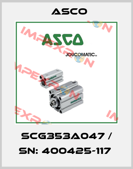 SCG353A047 / SN: 400425-117  Asco