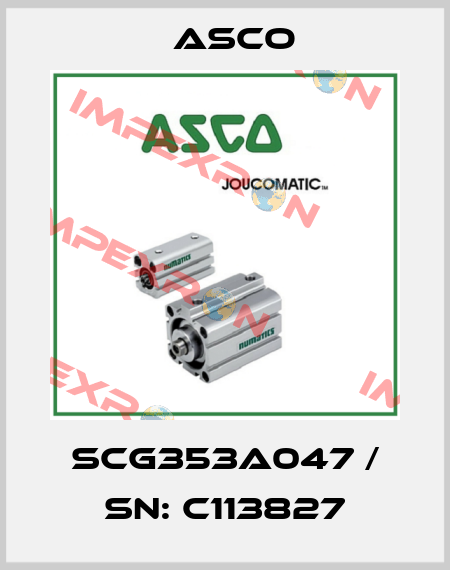 SCG353A047 / SN: C113827 Asco