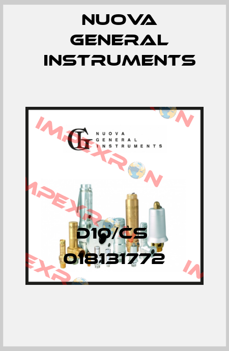 D10/CS  018131772 Nuova General Instruments