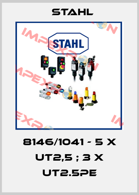 8146/1041 - 5 x UT2,5 ; 3 x UT2.5PE Stahl