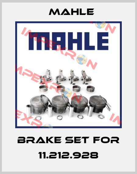 brake set for 11.212.928 MAHLE