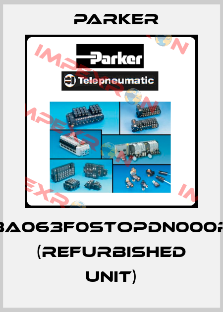 638A063F0STOPDN000RD2 (Refurbished unit) Parker