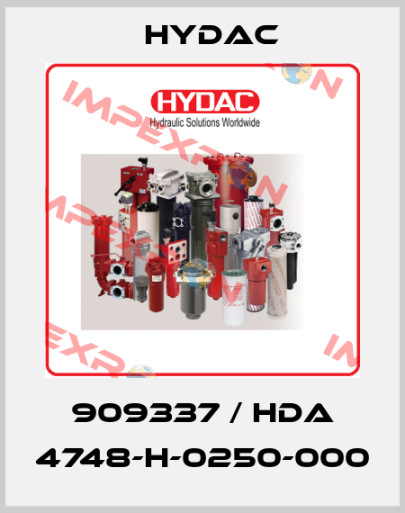 909337 / HDA 4748-H-0250-000 Hydac