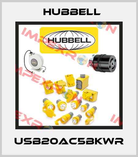 USB20AC5BKWR Hubbell