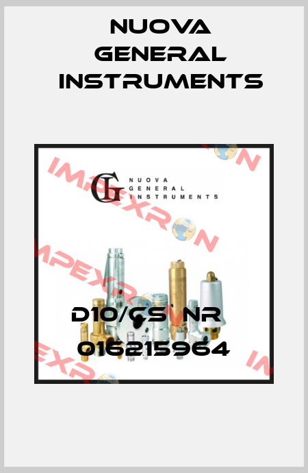D10/CS  Nr   016215964 Nuova General Instruments