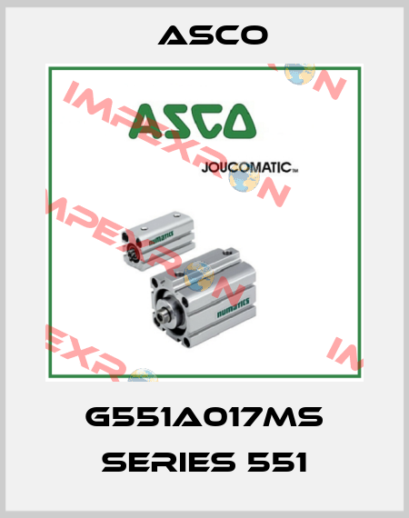 G551A017MS SERIES 551 Asco