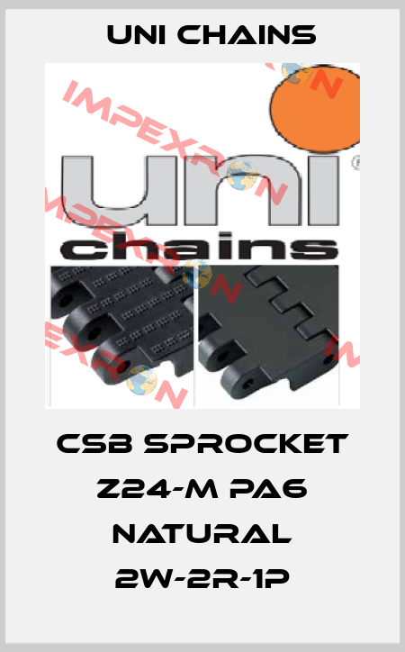 CSB Sprocket z24-M PA6 Natural 2W-2R-1P Uni Chains