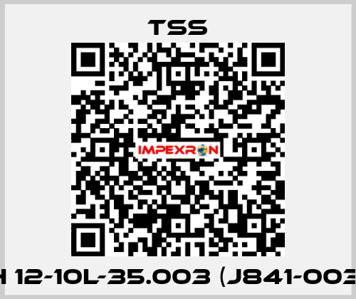 SH 12-10L-35.003 (J841-0030) TSS