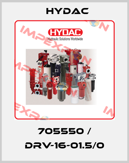 705550 / DRV-16-01.5/0 Hydac