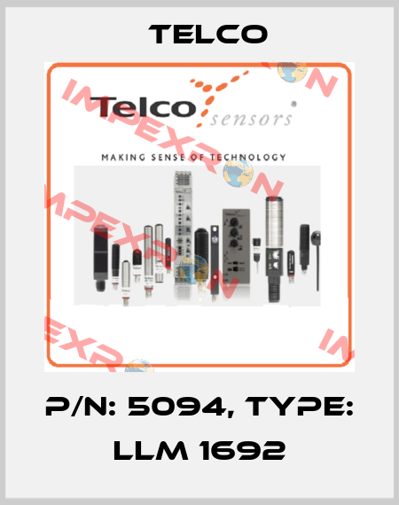 p/n: 5094, Type: LLM 1692 Telco