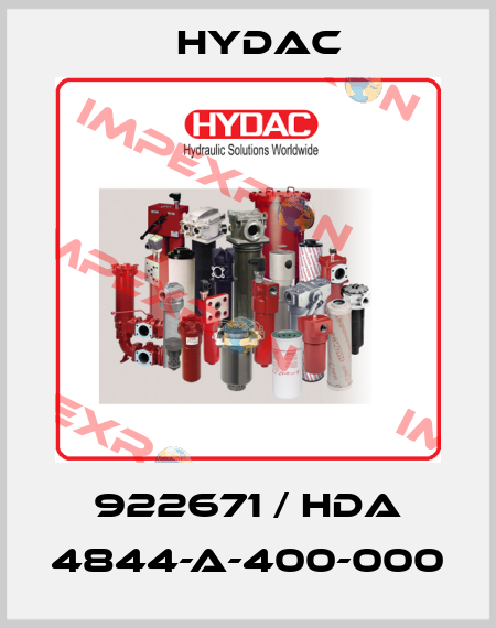922671 / HDA 4844-A-400-000 Hydac