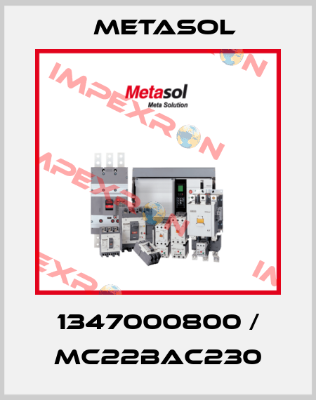 1347000800 / MC22BAC230 Metasol