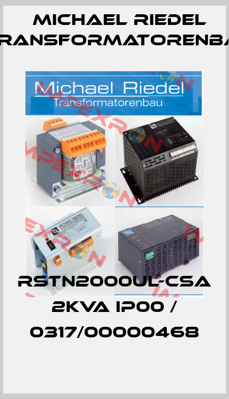 RSTN2000UL-CSA 2kVA IP00 / 0317/00000468 Michael Riedel Transformatorenbau