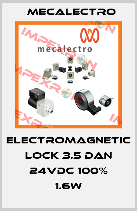 Electromagnetic lock 3.5 daN 24VDC 100% 1.6W Mecalectro