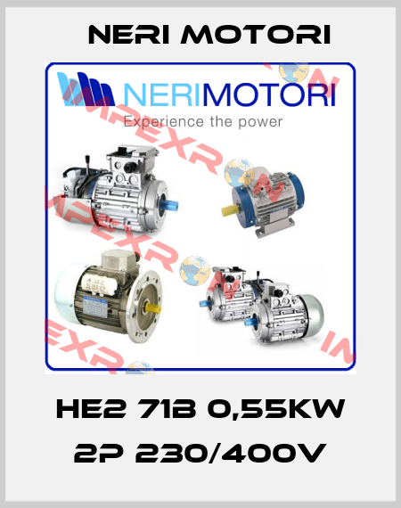 HE2 71B 0,55KW 2P 230/400V Neri Motori