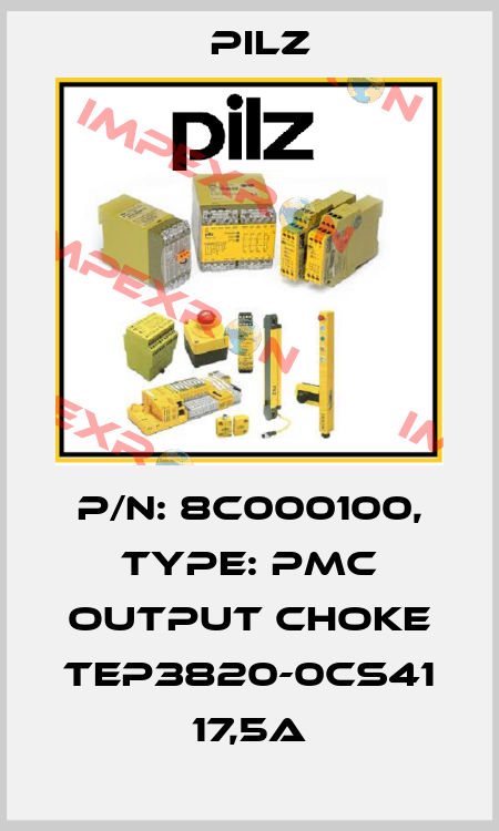 p/n: 8C000100, Type: PMC output choke TEP3820-0CS41 17,5A Pilz