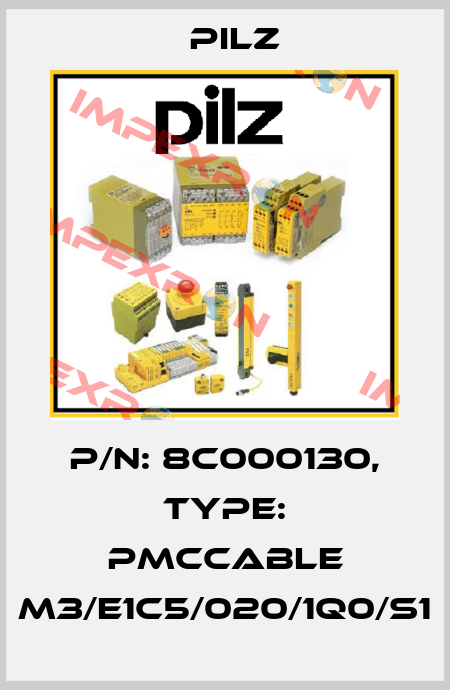 p/n: 8C000130, Type: PMCcable M3/E1C5/020/1Q0/S1 Pilz
