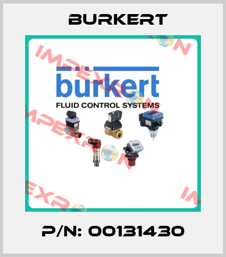 P/N: 00131430 Burkert
