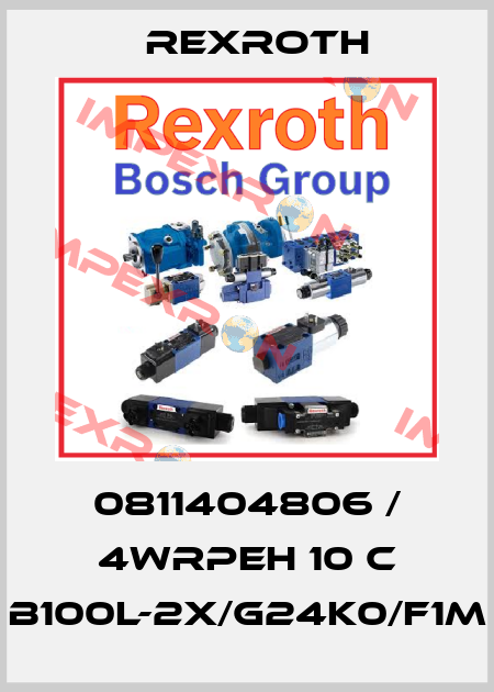 0811404806 / 4WRPEH 10 C B100L-2X/G24K0/F1M Rexroth
