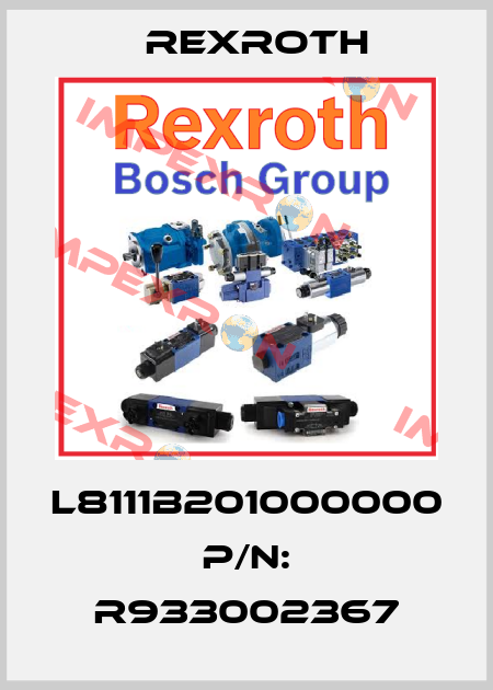 L8111B201000000  P/N: R933002367 Rexroth