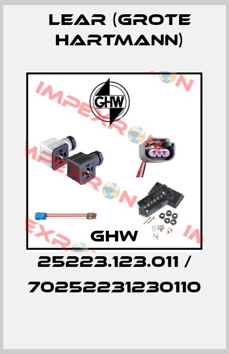 GHW 25223.123.011 / 70252231230110 Lear (Grote Hartmann)