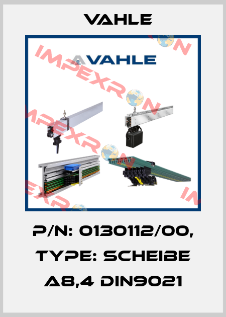 P/n: 0130112/00, Type: SCHEIBE A8,4 DIN9021 Vahle