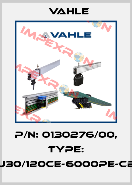 P/n: 0130276/00, Type: U30/120CE-6000PE-CB Vahle