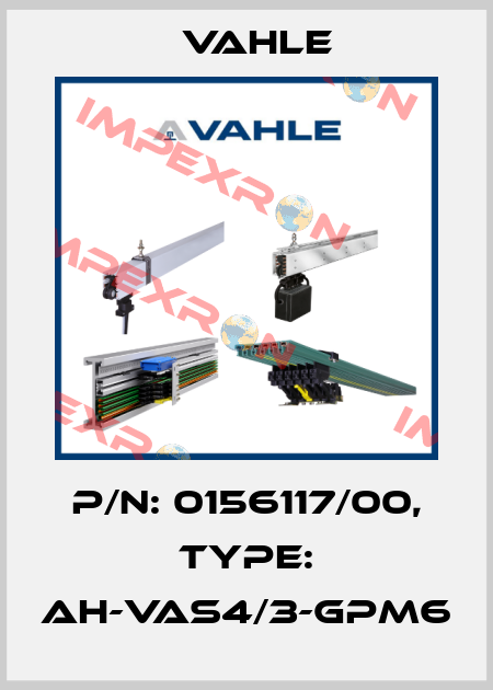 P/n: 0156117/00, Type: AH-VAS4/3-GPM6 Vahle