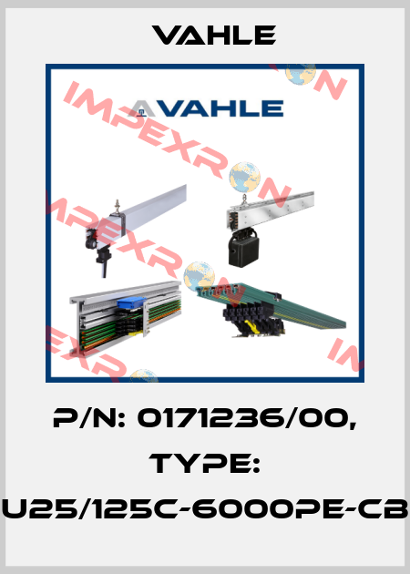 P/n: 0171236/00, Type: U25/125C-6000PE-CB Vahle