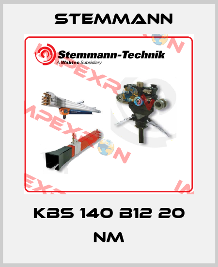 KBS 140 B12 20 NM Stemmann