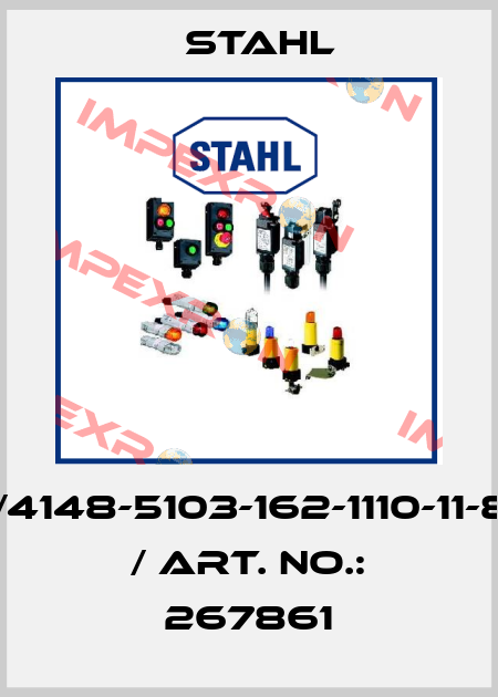 6409/4148-5103-162-1110-11-850011 / Art. No.: 267861 Stahl