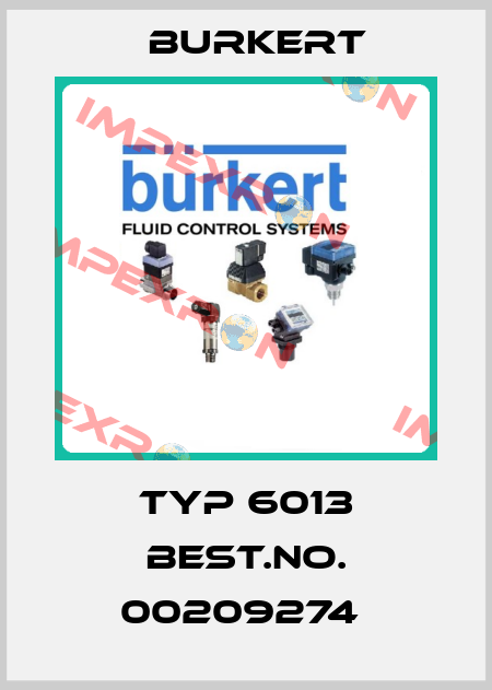 TYP 6013 BEST.NO. 00209274  Burkert