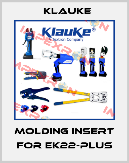 Molding insert for EK22-plus Klauke
