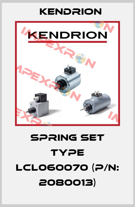 spring set type LCL060070 (P/N: 2080013) Kendrion