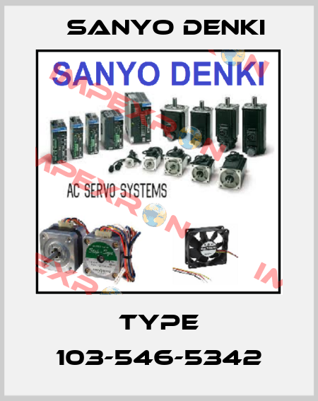 TYPE 103-546-5342 Sanyo Denki