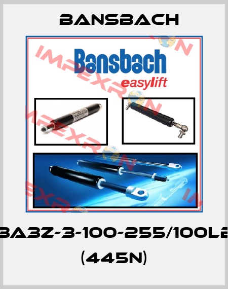 A3A3Z-3-100-255/100lbs (445N) Bansbach