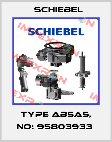 Type AB5A5, NO: 95803933  Schiebel
