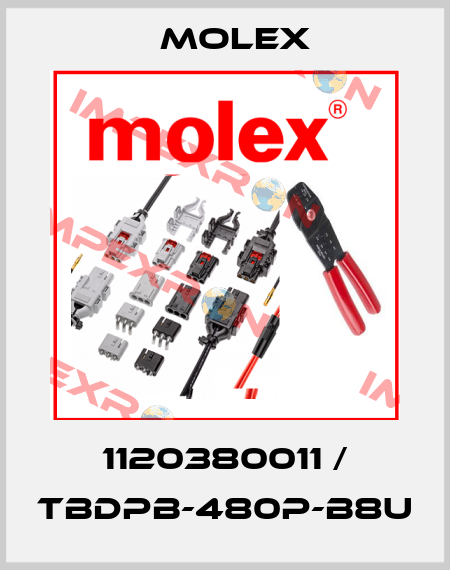 1120380011 / TBDPB-480P-B8U Molex