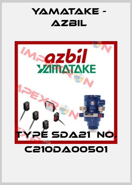 TYPE SDA21  NO. C210DA00501 Yamatake - Azbil