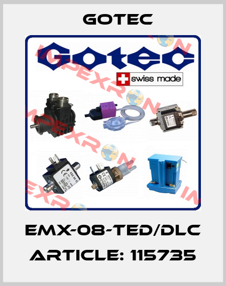 EMX-08-TED/DLC Article: 115735 Gotec