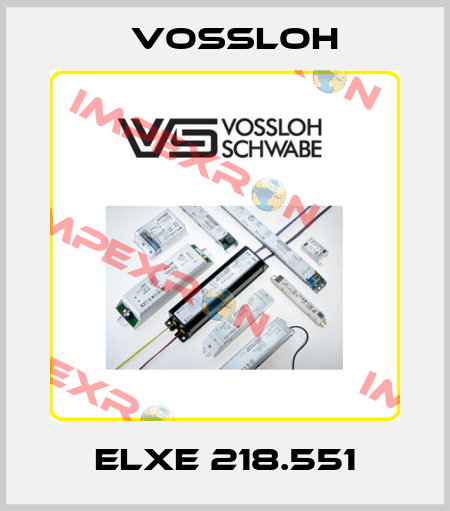 ELXe 218.551 Vossloh